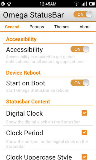 Omega StatusBar Pro apk