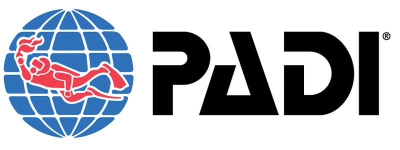 Logo PADI - certificação de mergulho e scuba diving