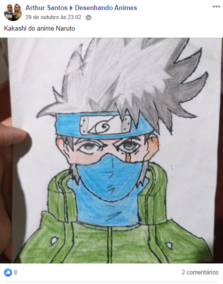 imagens para desenhar do shippuden  Desenho pikachu, Desenhos de anime,  Kakashi desenho