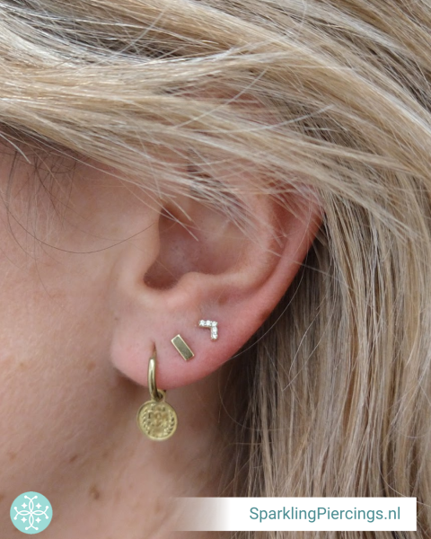 Gouden oor styling