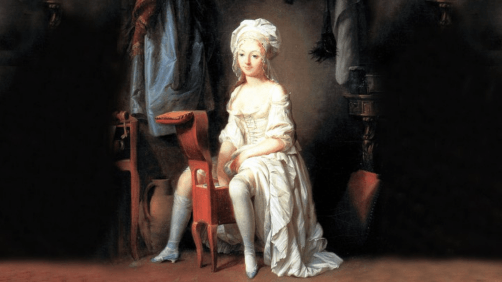 french bidet in use