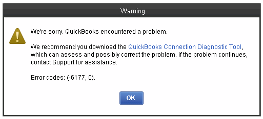 Fix QuickBooks error code 6177