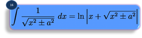 integration formula