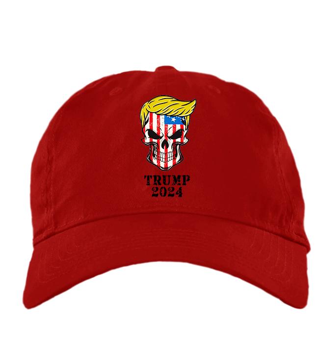 Trump 2024 Hat Trump MAGA Skull USA Skeleton Hat For Men