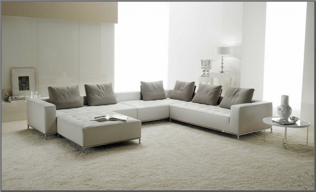 Thiết kế sofa góc dài thích hợp cho phòng khách lớn