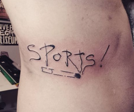 Sports Side Tattoo