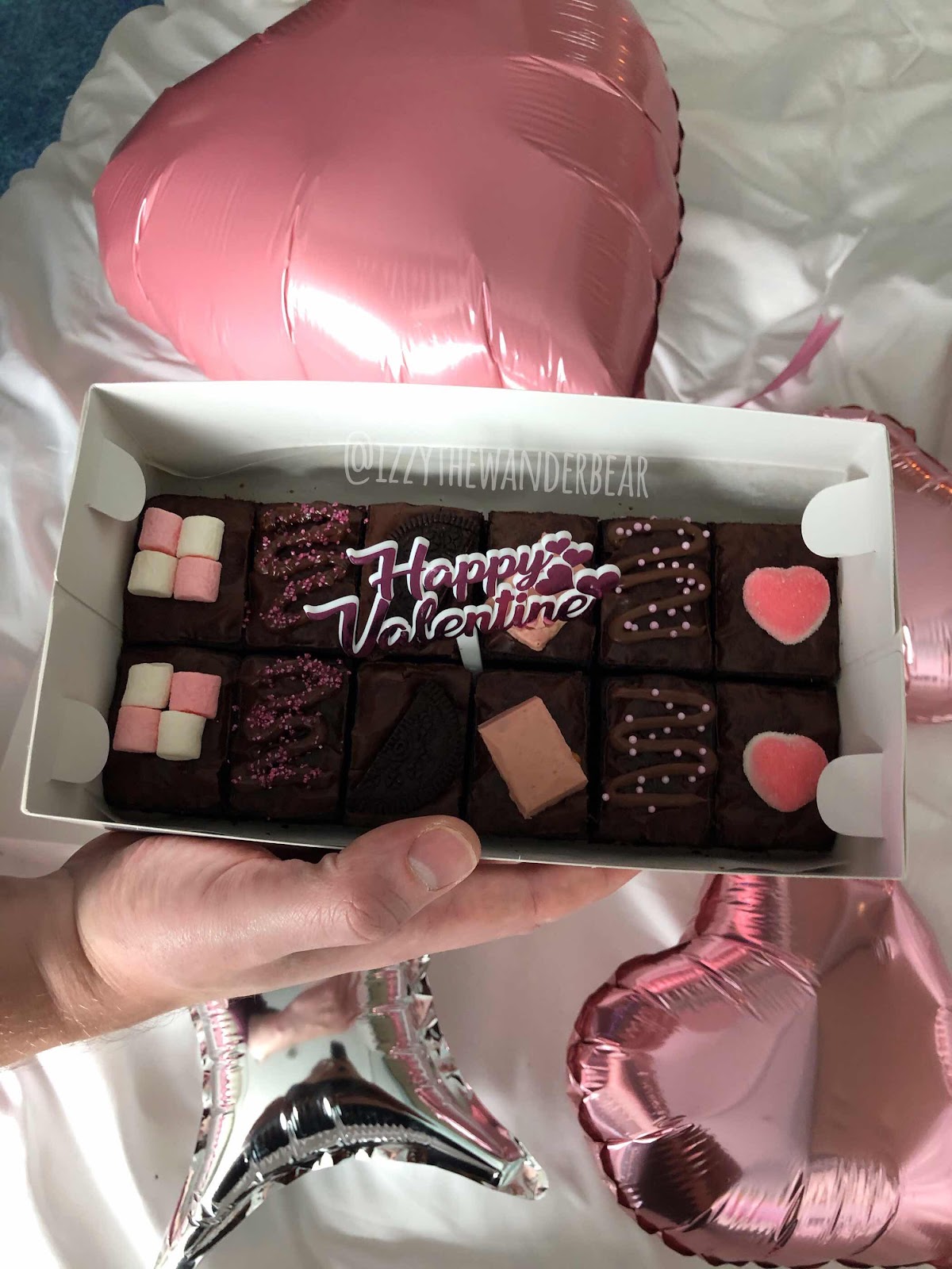 Valentine Brownies for daddy from mommy