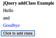 20 Javascript Add Class To All Elements With Class