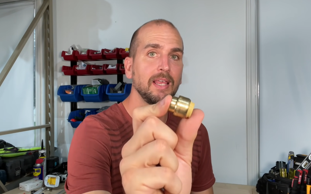 A SharkBite cap and  pipe cutters in the toolbox can be invaluable in an emergency.