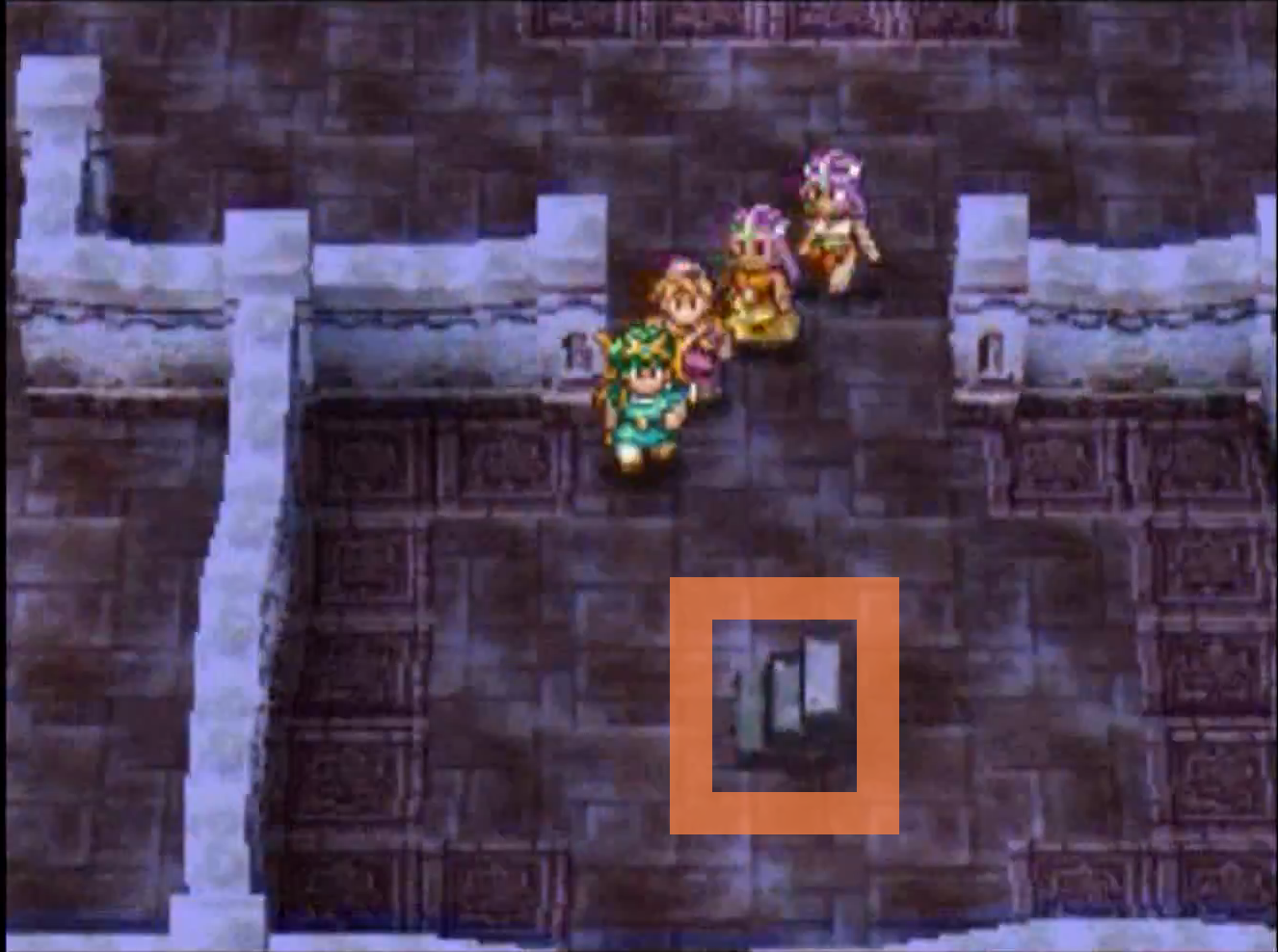 Find both chests and then go up to the next floor (7) | Dragon Quest IV