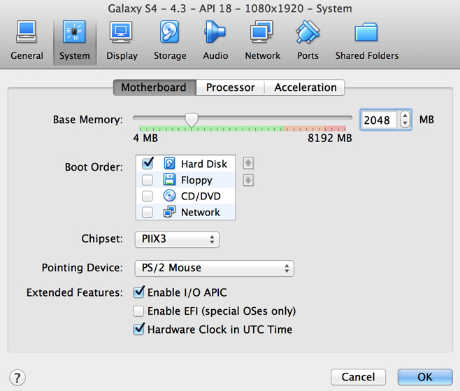 VirtualBox Memory