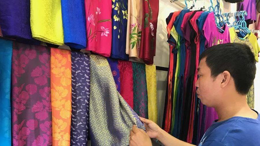 Cách phân biệt vải lụa Việt Nam và vải lụa Trung Quốc