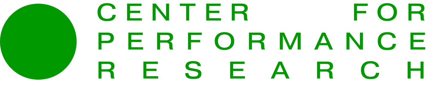 Center for Performance Research logo