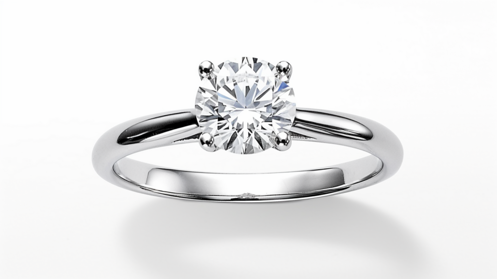 Jared Jewelers engagement ring upclose