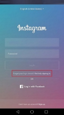 Recover your Instagram account in case you forgot the password