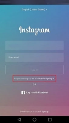 Recover your Instagram account in case you forgot the password