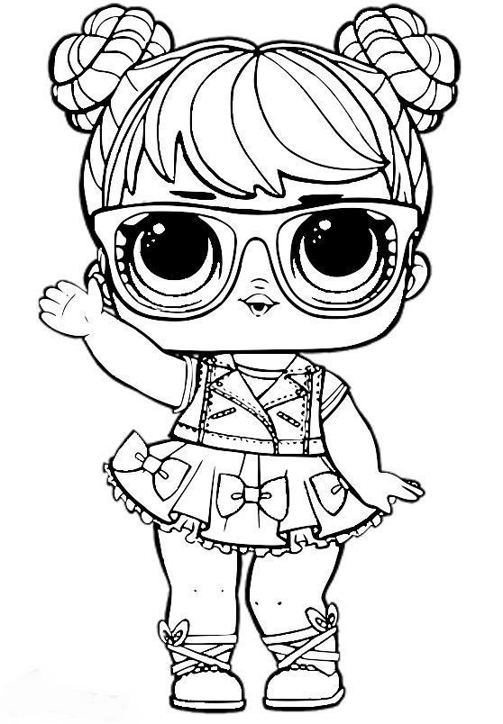 Glass Lol Surprise Doll Coloring Pages