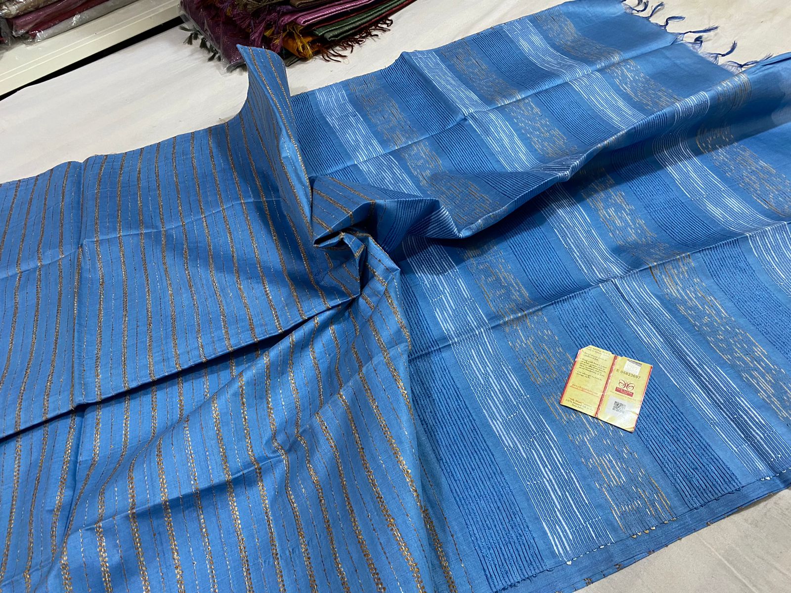 Tussar cotton Handlooms saree