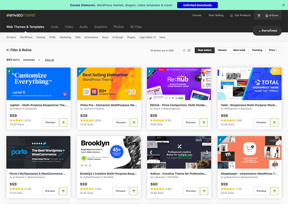 Mercado Envato