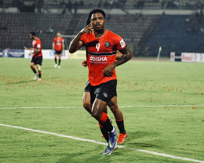Diego Mauricio scored Odisha’s fifth goal