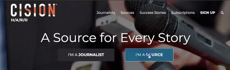 You may choose either to be a journalist or a source.