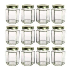 ChefLand 12 Piece Baby Food Glass Jars