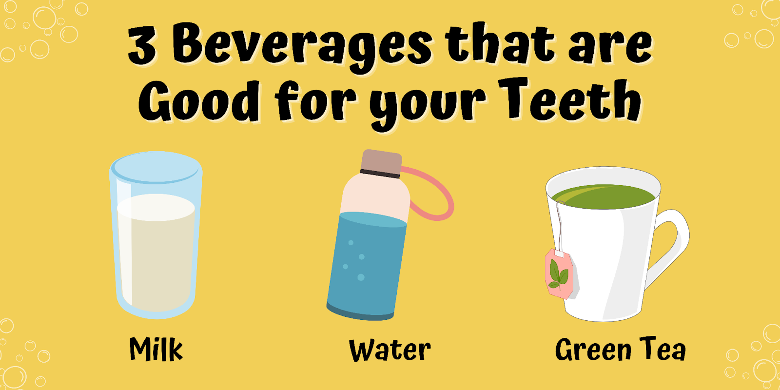 3 Beverages that are Good for your Teeth