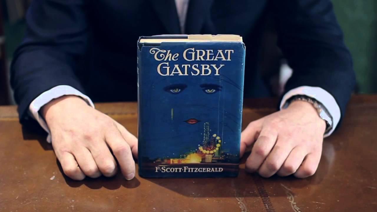 The Great Gatsby first edition dust jacket: one of the most enigmatic in  modern literature - YouTube