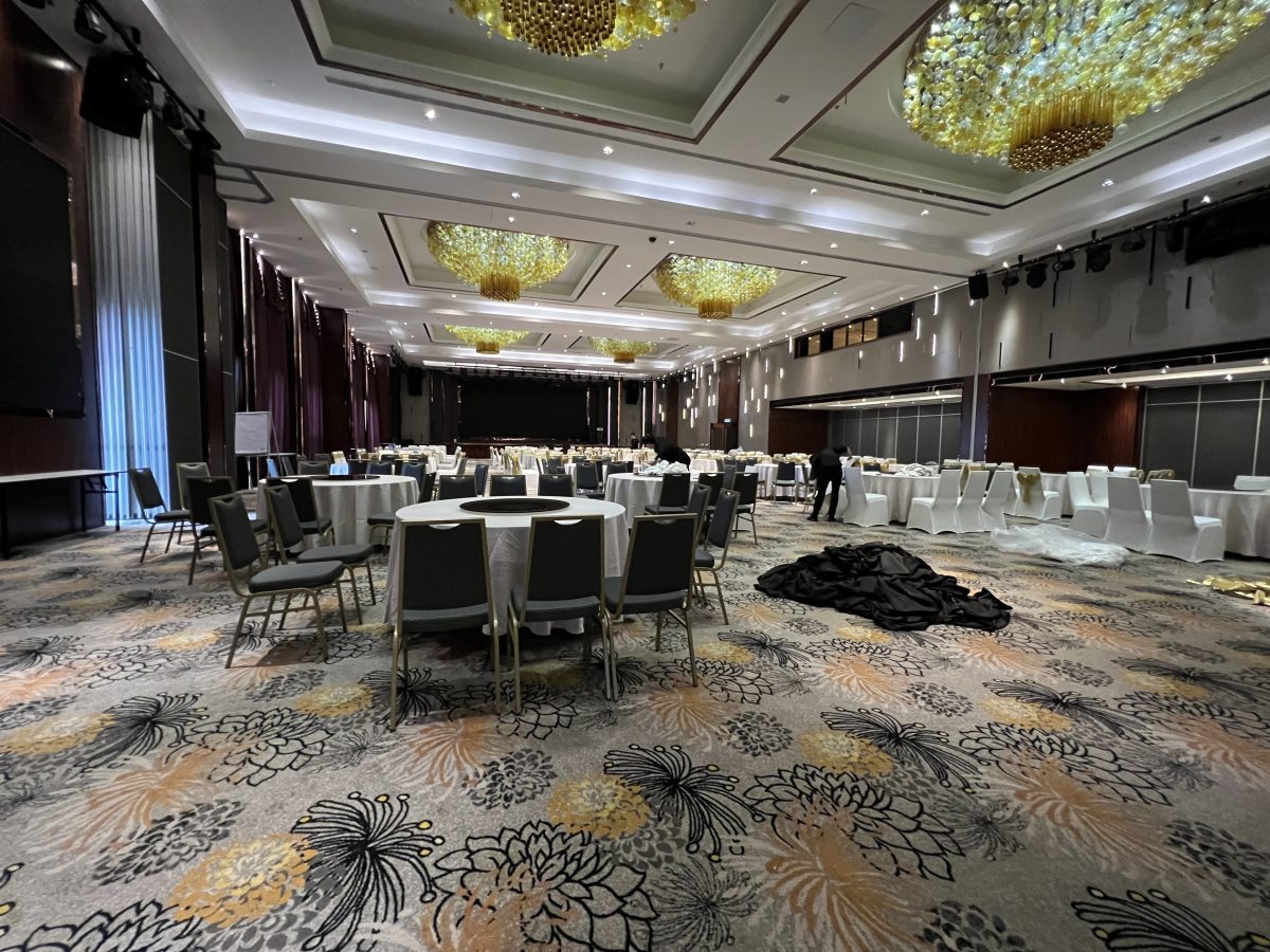 Geno Hotel’s stunning ballroom area. Ballroom - Ask Venue