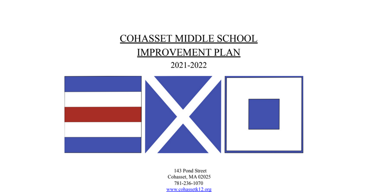 Cohasset Middle School SIP 2021-2022 Final.pdf