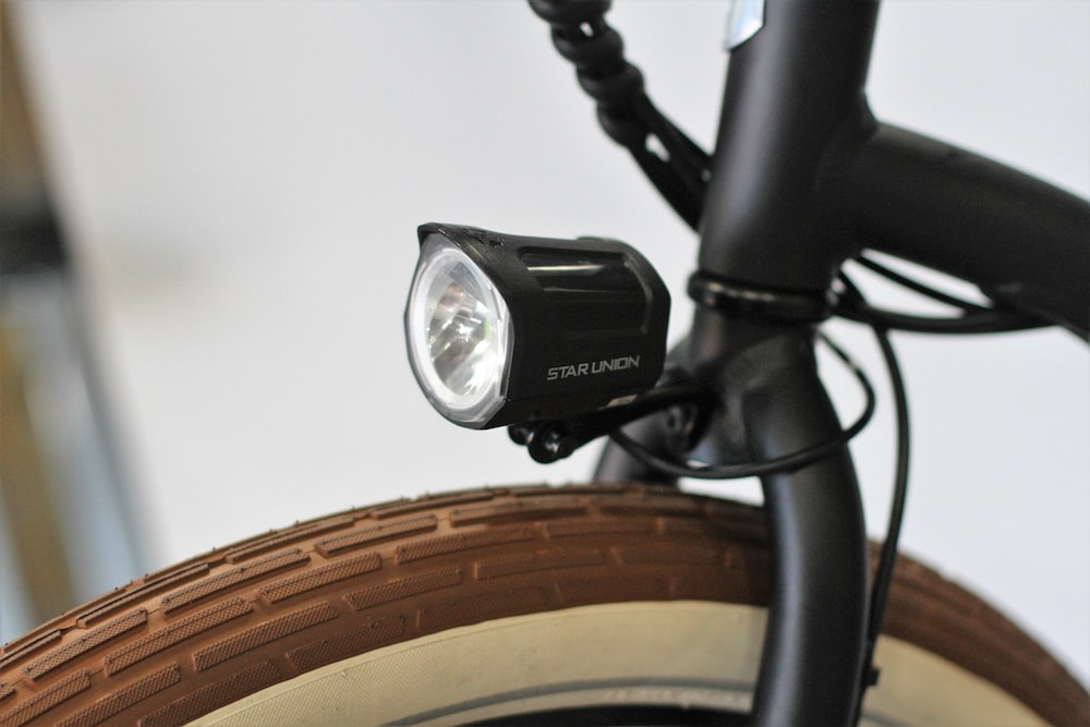 black bike light