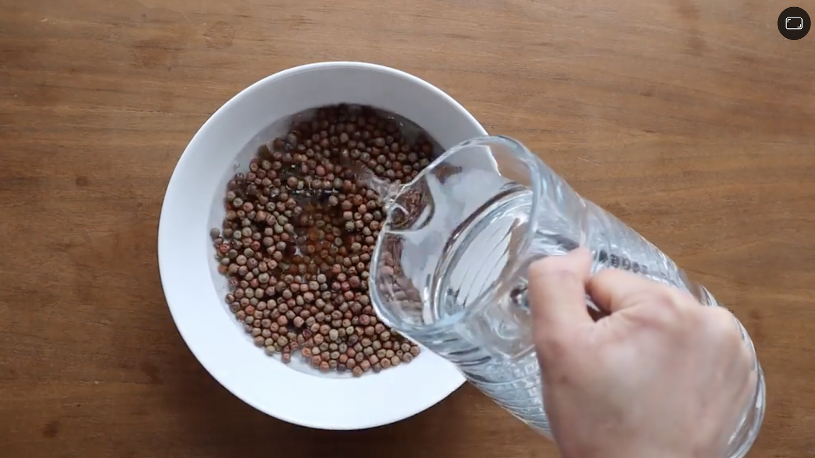 seeds in water