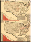 These maps from Scribner’s statistical atlas of the U.S