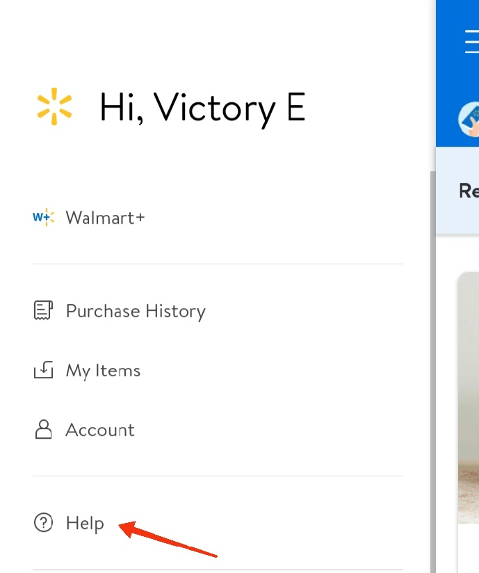 How to delete Walmart account Through the Walmart website - tutorial image 2