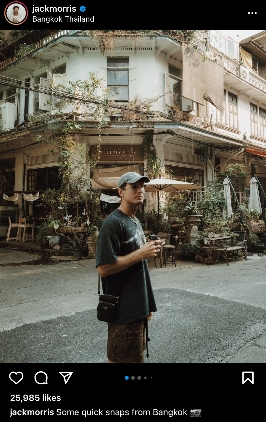 instagram旅游网红杰克·莫里斯在泰国曼谷