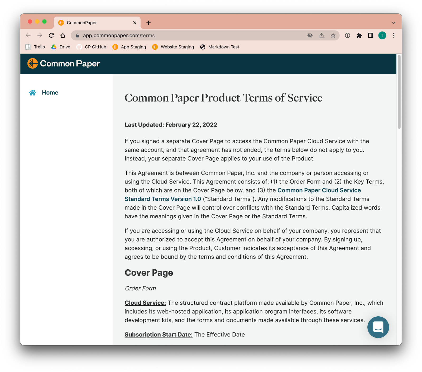 How to Draft Terms of Service for Product Led Growth - Common Paper