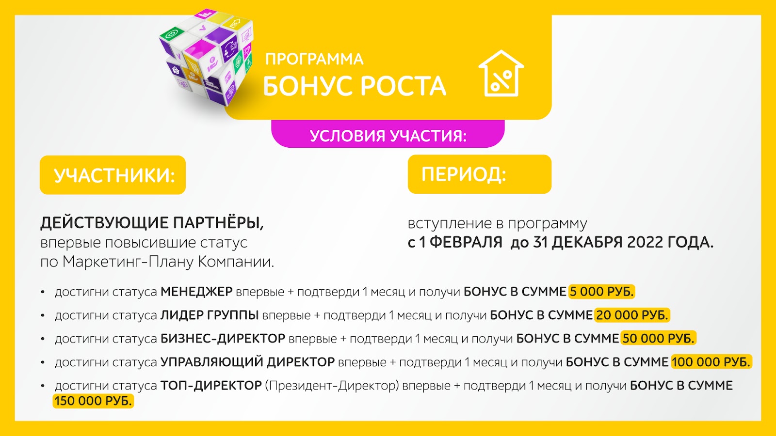 Новые мотивационные программы от ТЕНТОРИУМ®
