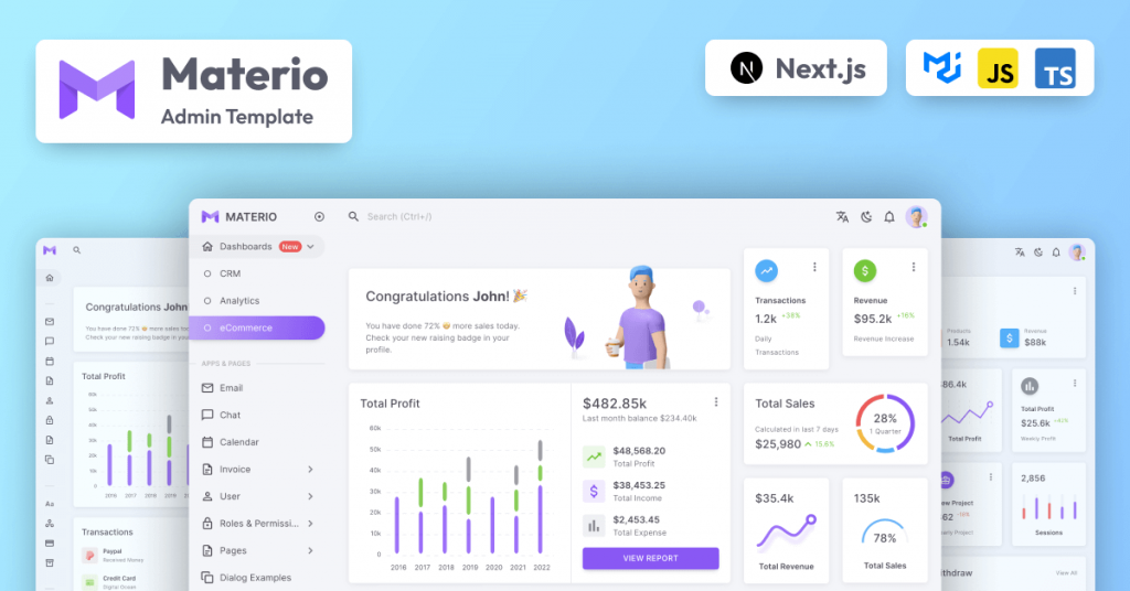 React Admin Template