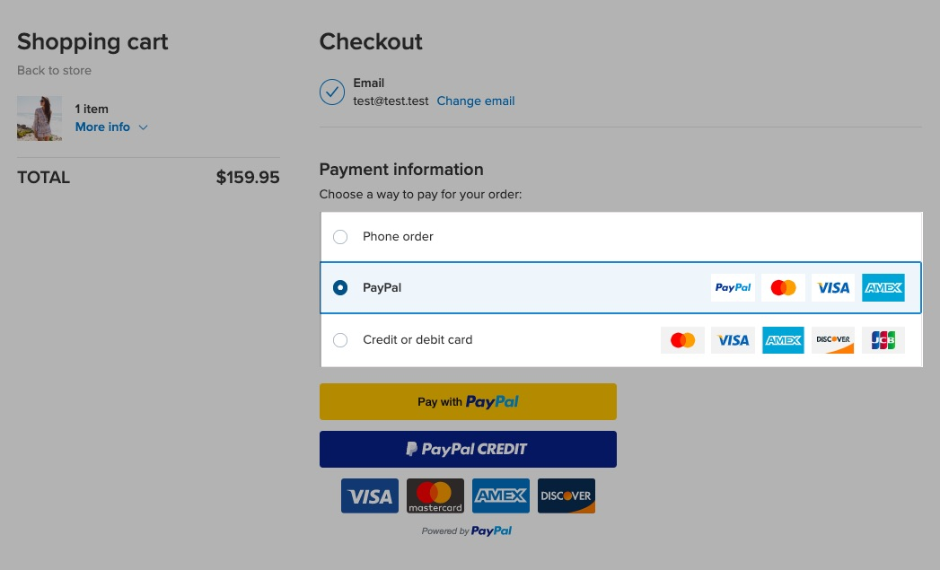 Limited payment options Cart Abandonment Reasons
