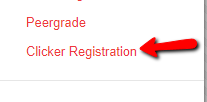 Clicker Registration Link