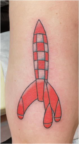 Red And White Rocket 
