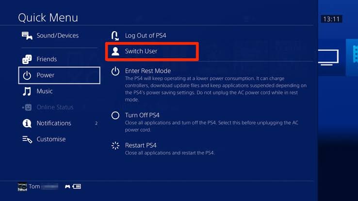 Switch Account  - Error WS-37469-9 on PlayStation 4