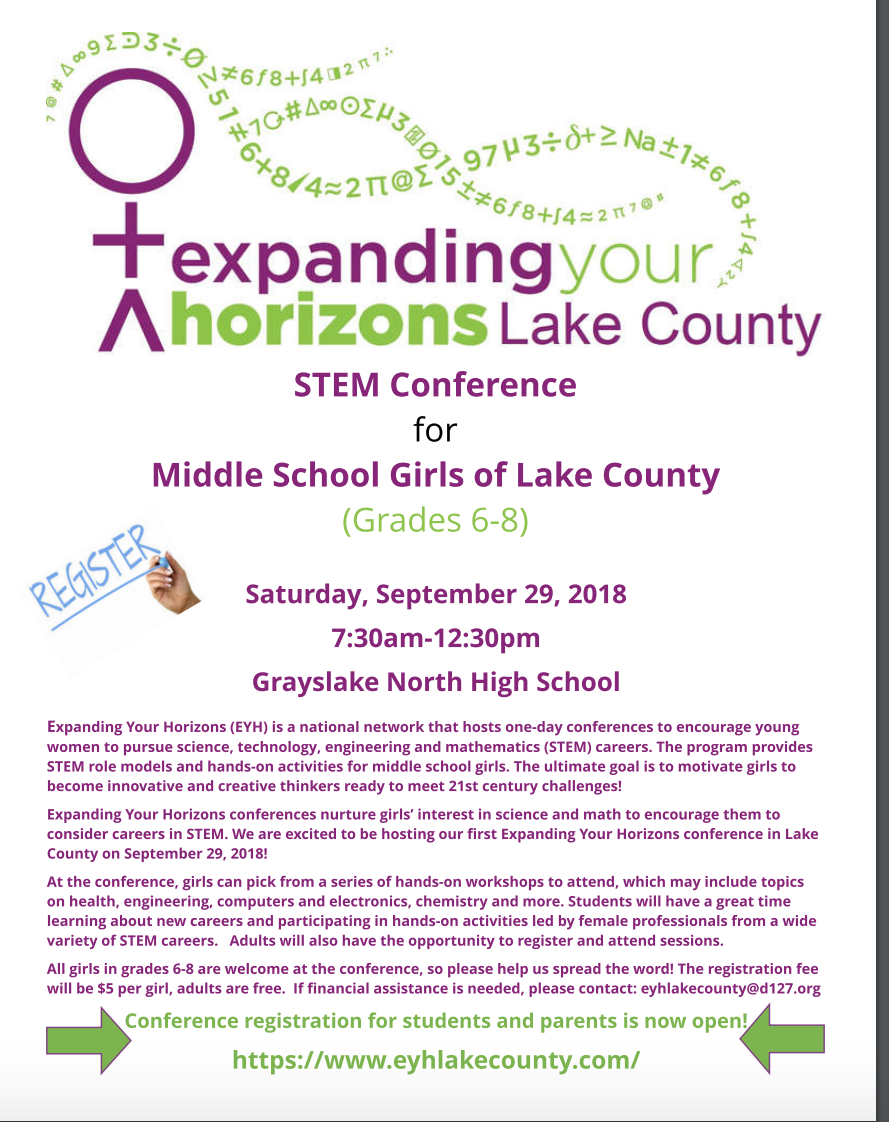 STEM Conference for Middle School Girls in Lake County