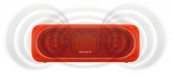 Портативная акустика Sony SRS-XB40 Red мощь и производительность