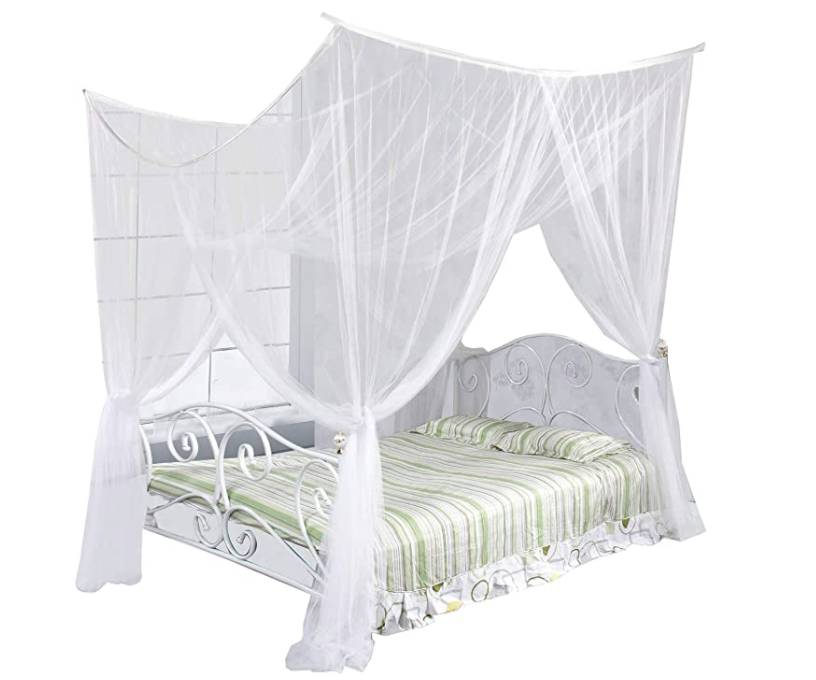 Mosquito nets for canopy beds.