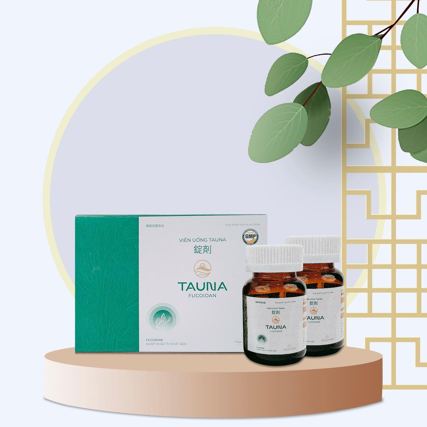Viên uống Tauna Fucoidan hỗ trợ điều trị u xơ cổ tử cung và u vú lành tính