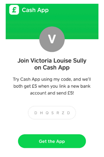 cash app free £5