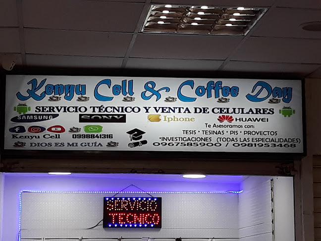 Opiniones de Kenyu Cell & Coffee Day en Guayaquil - Tienda de móviles