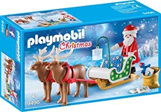 Playmobil- Trineo de PapÃ¡ Noel con Reno Juguete, (geobra BrandstÃ¤tter 9496)