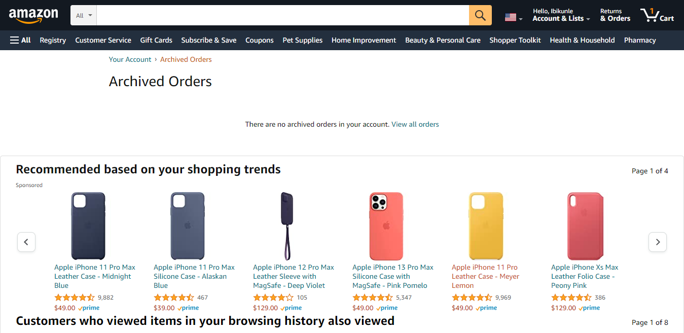 Looking for your archived Amazon orders - image 3